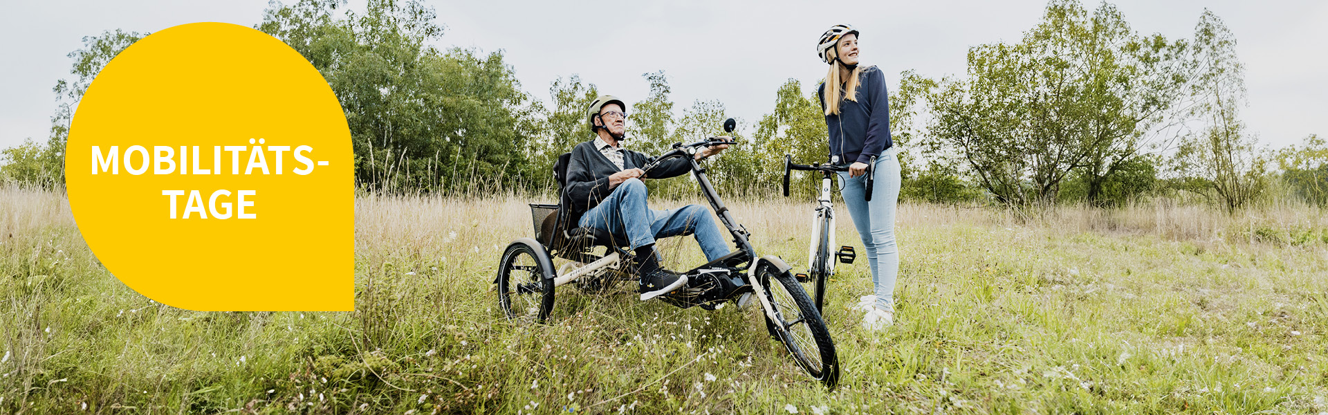 Mobilitätstage Dreirad-Banner